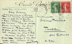 VINTAGE POSTCARD Luxeuil les Bains House Francois L er