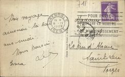 VINTAGE POSTCARD Mason the Lamartine Quay