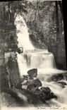 VINTAGE POSTCARD Dauphine the valley of Gresivaudan Falls of Tencin the cascade