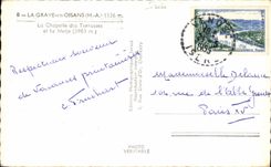 CPSM Low register in Oisans La Chapelle of the Terraces and Meije