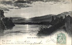 VINTAGE POSTCARD To raise of Solell on L Isere