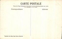 VINTAGE POSTCARD Dauphine Pilgrimage of NR D of Interior Salette of the basilica