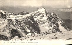 VINTAGE POSTCARD the Dauphine Climbing of Belledonne