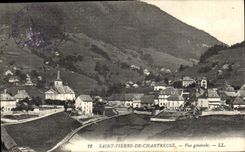 VINTAGE POSTCARD Saint Pierre De Chartreuse View