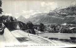 VINTAGE POSTCARD Surroundings of Grenoble Bridges of Claix and the Collar of L Arc