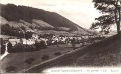 VINTAGE POSTCARD Monestier de Clermont View