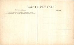 POSTAL de la VENDIMIA la puerta de trampa grande la virgen dada a la puerta de trampa por Louis Felipe a la hora de su visita adentro