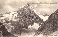 VINTAGE POSTCARD Rock Meane Surroundings of the Refuge of L Alpe