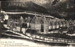 Convento de la POSTAL de la VENDIMIA de la vision chartreuse grande