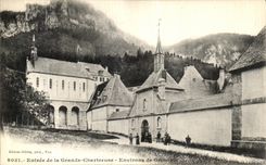 POSTAL de la VENDIMIA entrada de alrededores chartreuses grandes de Grenoble