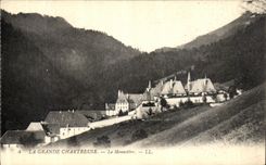 Chartreuse grande de Laffrey de la POSTAL de la VENDIMIA el monasterio