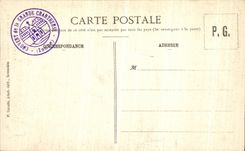 Camino de la POSTAL de la VENDIMIA de túneles chartreuses grandes