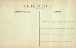 Camino de la POSTAL de la VENDIMIA de piezas estrechas grandes chartreuses grandes