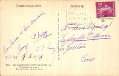 POSTAL Dauphine Picturesque Villard De Lans Cascades de la VENDIMIA de Bourne