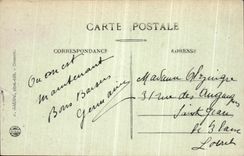 Alrededores de la POSTAL de la VENDIMIA de Grenoble Corenc y la cadena de Belledonne