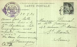 Convento de la POSTAL de la VENDIMIA de la vision chartreuse grande