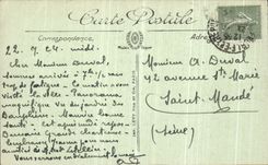 VINTAGE POSTCARD Vizille Park of the Castle the Large Cascade