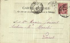 VINTAGE POSTCARD Cascade Of the Castle De Tencin Valley of Graisvaudan