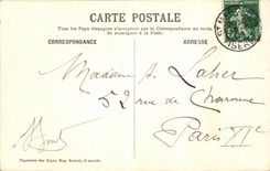 El camino de Dauphine Vercors de la POSTAL de la VENDIMIA de grande el estrecho parte