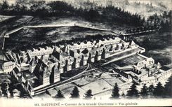 Convento de Dauphine de la POSTAL de la VENDIMIA de la vision chartreuse grande