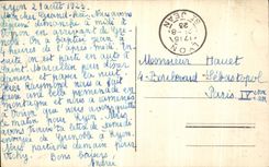 VINTAGE POSTCARD Bridge in Royans Houses Suspended on the top of Bourne