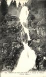 VINTAGE POSTCARD Massive of Belledonne the Cascade of L Oursiere