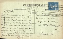 VINTAGE POSTCARD L Oursiere and Belledonne Climbing of Belledonne the lake Longet Lozeres and the large lance