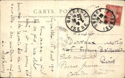 VINTAGE POSTCARD Dauphine Three Peaks of Belledonne and the Glacier of Freydane