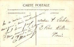 Camino de Dauphine de la POSTAL de la VENDIMIA de chartreuse grande