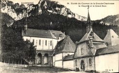 La POSTAL de la VENDIMIA entraron en del convento de chartreuse grande la camara acorazada y grande el som