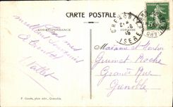 VINTAGE POSTCARD Dauphine Villars de Lans Road of Falls of Bourne and Goultes