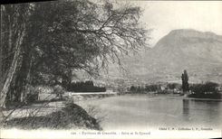 VINTAGE POSTCARD Surroundings Of Grenoble and St Eynard