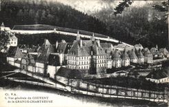 Convento de la POSTAL de la VENDIMIA de la vision chartreuse grande