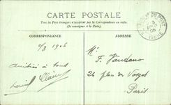 POSTAL de la VENDIMIA masiva del paso chartreuse grande del birlocho de Frou