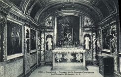 Convento de Dauphine de la POSTAL de la VENDIMIA La Chapelle de St  Louis chartreuse grande