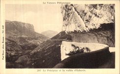 VINTAGE POSTCARD the Chasm and the Valley D Echevis