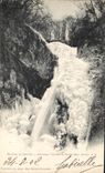 VINTAGE POSTCARD Environs of Grenoble Sassenage Cascades of the Bleu pit