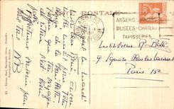 Opinion grande de Charteuse de la POSTAL de la VENDIMIA del convento y del som encantador