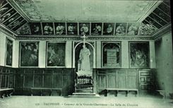 Convento de Dauphine de la POSTAL de la VENDIMIA de chartreuse grande el cuarto del capitulo