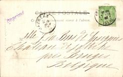 VINTAGE POSTCARD Surroundings of Grenoble the Cascade of Claix