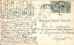 VINTAGE POSTCARD Dauphine 3 peaks of Belledonne