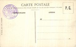 Chartreuse grande de Dauphine de la POSTAL de la VENDIMIA el cementerio y el som grande