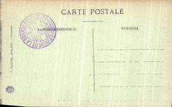 Entrada principal chartreuse grande de Dauphine de la POSTAL de la VENDIMIA del convento