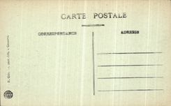 Convento de Dauphine de la POSTAL de la VENDIMIA de la vision chartreuse grande el collar de Ruchere y del pequeno som