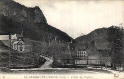 Chartreuse grande de Dauphine de la POSTAL de la VENDIMIA entrado del convento
