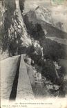 VINTAGE POSTCARD Dauphine Road of St Pancrasse and Dent of Crolles Grenoble