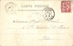 VINTAGE POSTCARD Dauphine Road of the narrow parts