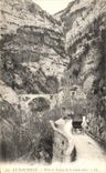 VINTAGE POSTCARD Dauphine Bridge and Tunnel of Goule black