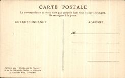 VINTAGE POSTCARD Alpine Village Places L Church Grenoble Exposition of the hydro electric power alpine Village