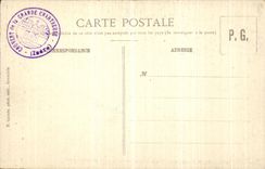 Camino de Dauphine de la POSTAL de la VENDIMIA de la izquierda chartreuse grande el desierto